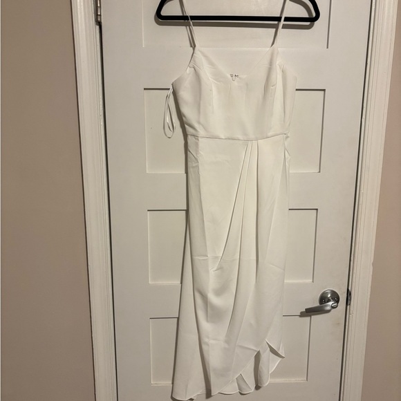 Lulus Dresses & Skirts - Elegant White Spaghetti Strap Dress